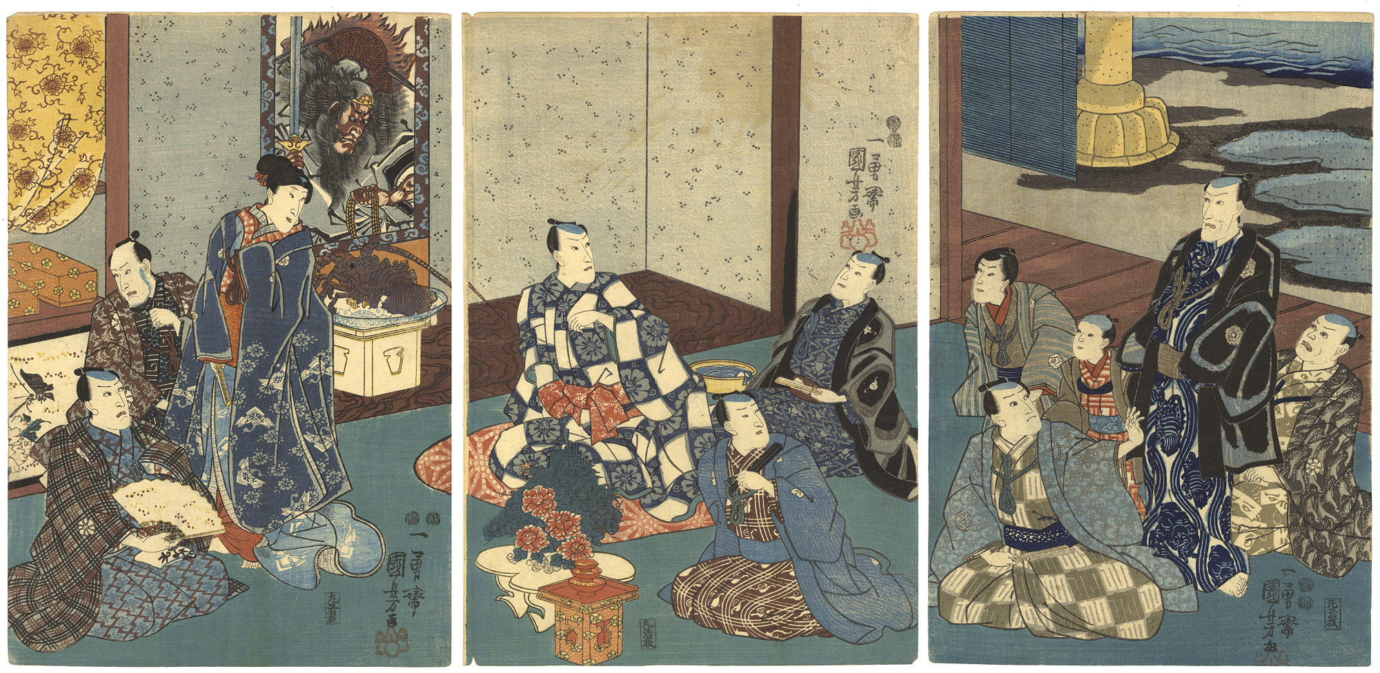 Kuniyoshi “Kabuki Actors prints”／