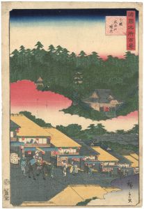 Hiroshige II/One Hundred Famous Views in the Various Provinces / The Precincts of Narita-san Temple in Shimosa Province[諸国名所百景　下総成田山境内]