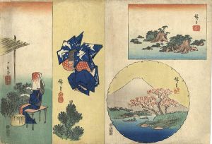 Hiroshige/Mixed Print[張交画]