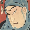 Kunichika “Sawamura Tossho II as Karukaya Doshin”／