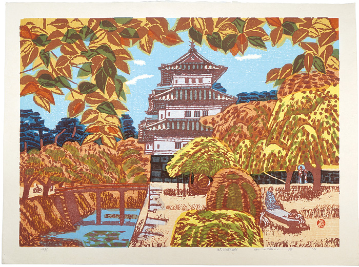 Hashimoto Okiie “Autumn Hirosaki-jo Castle”／