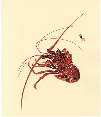 Tokuriki Tomikichiro “Crawfish (tentative title)”／