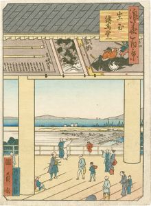 Kunikazu/One Hundred Views of Naniwa / Ikutama Emado [浪花百景　生玉絵馬堂]