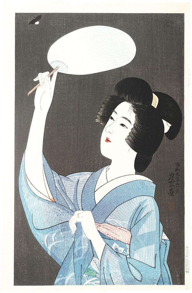 Ito Shinsui “Modern Beauties Second Series / Firefly”／