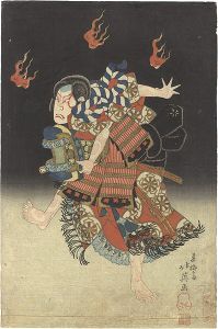 Hokuei/Kabuki Play: Hana-yagura Hitome Senbon[花櫓詠吉野]