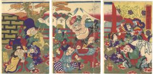 Chikanobu/Gathering of the Seven Lucky Gods[七福神集合之図]