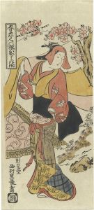 Shigenaga/Woman at Cherry-Blossom Viewing Picnic【Reproduction】 [春花見の桜おやしき風【復刻版】]