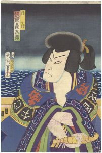 Kunichika/Kabuki Play: Kuwanaya Tokuzo Irifune Monogatari[桑名屋徳蔵入船物語]