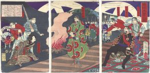 Chikanobu/Saigo in Council of War[西郷本営之図]
