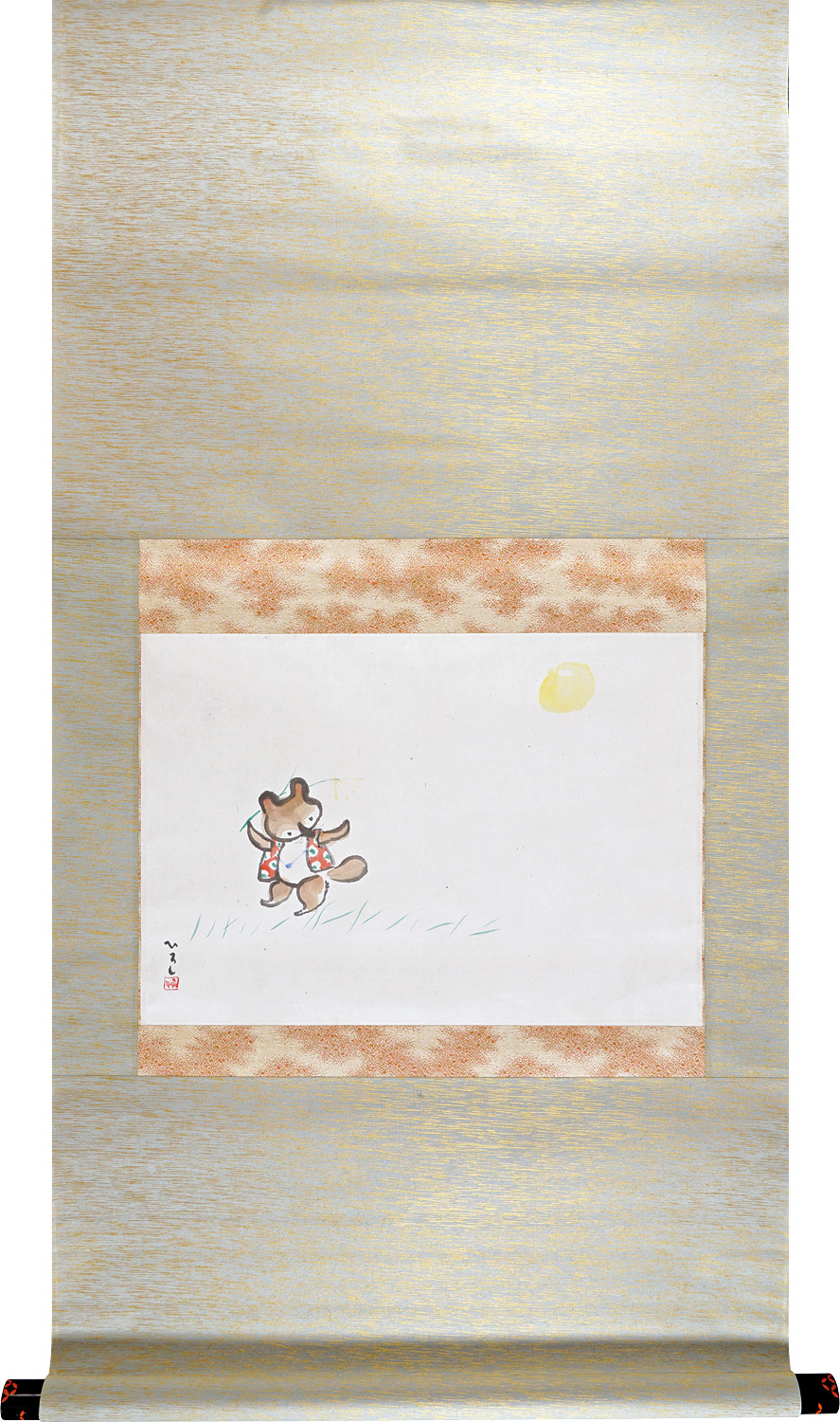 Nishihara Hiroshi “Raccoon dog Under The Moon(tentative title)”／