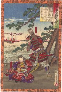 Chikanobu/The Rise and Fall of the Minamoto and Taira / No. 9[源平盛衰記　九]