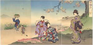 Chikanobu/Amusements of the Four Seasons / Spring[四季遊　はるの部]