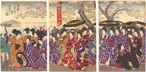 Chikanobu/Celebration of the Thirtieth Anniversary of Capital Relocation / Palace Maids[奠都三十年祭　奥女中之図]