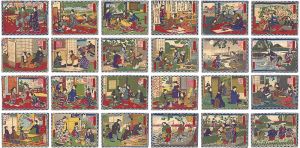 Hiroshige III/Models of Virture for Women[婦人教訓鏡]
