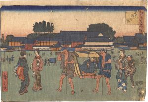 Hiroshige I/Famous Places in Edo / View of the Hongo District[江戸名所　本郷の景]