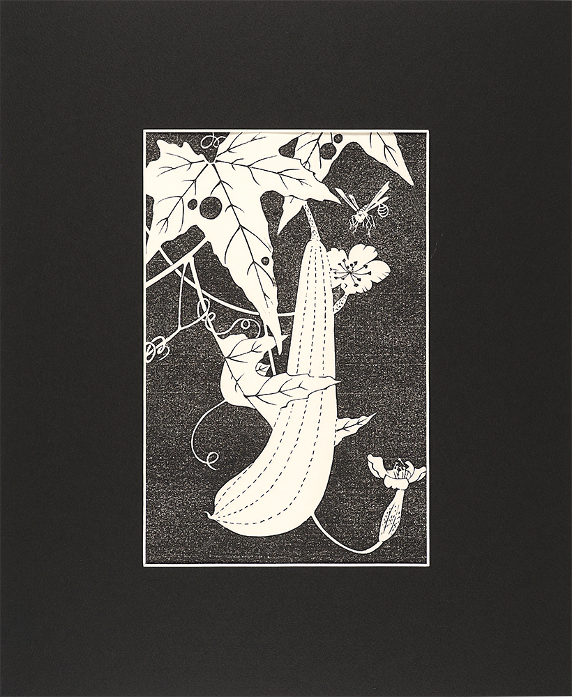 Jakuchu “Flowers of the Kunlun Mountains / Gourd 【Reproduction】”／