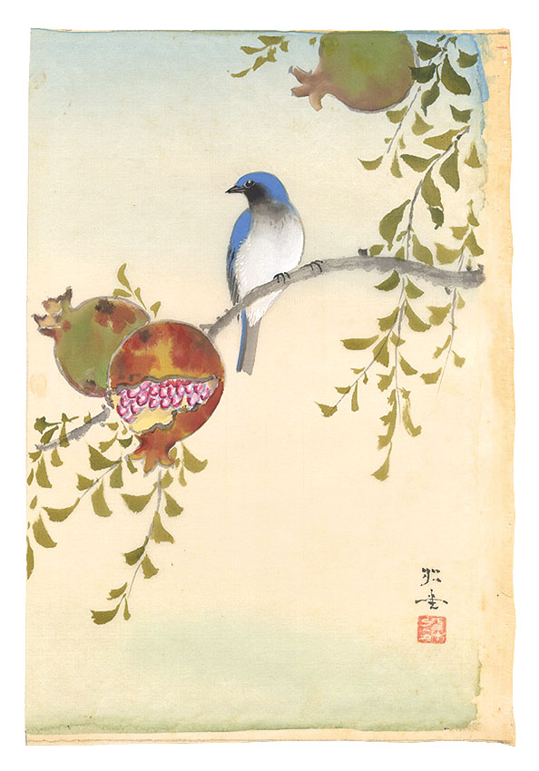 Hirata Shodo “Bird and Pomegranate”／