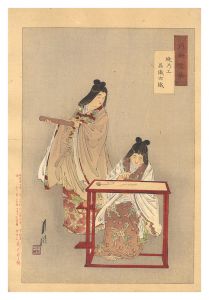 Gekko/Gekko's Miscellany / The Art of Needlework: Kurehatori and Anahatori[月耕随筆　縫乃工 呉織穴織]