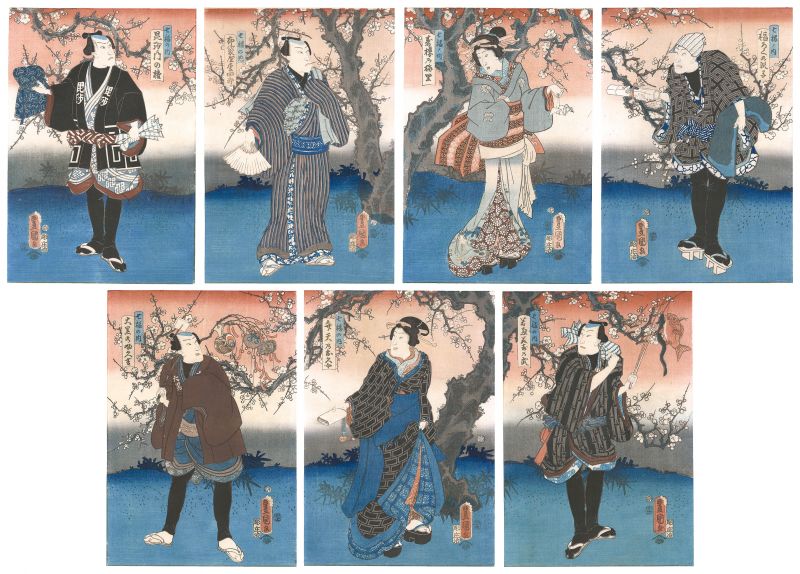 Toyokuni III “Seven Gods of Good Fortune”／