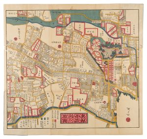 Tomatsu Masanori/Map of Koishikawa in the Eastern Capital[東都小石川絵図]