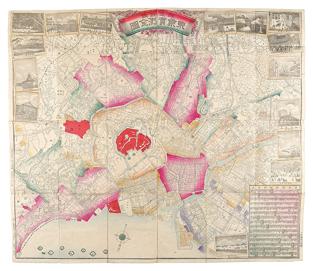 Inoue Katsugoro “Survey Map of Tokyo, Revised”／