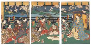 Toyokuni III/Scene from a Kabuki Play[芝居絵]