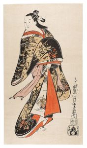 anchi/Standing Woman ( In Kimono With Design of  Characters )【Reproduction】 [立美人図【復刻版】]