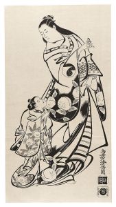 Kiyomasu I/Courtesan and Her Maid 【Reproduction】[太夫と禿【復刻版】]