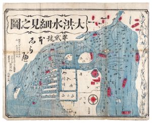Unknown/Detailed Picture of the Great Flood(Osaka)[大洪水細見之図（大坂）]