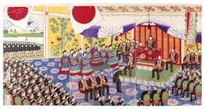 Chikuyo/The Ceremony of the Promulgation of the Constitution[憲法発布式之図]