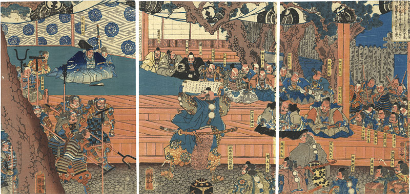 Kuniyoshi “Benkei in Kanjincho”／