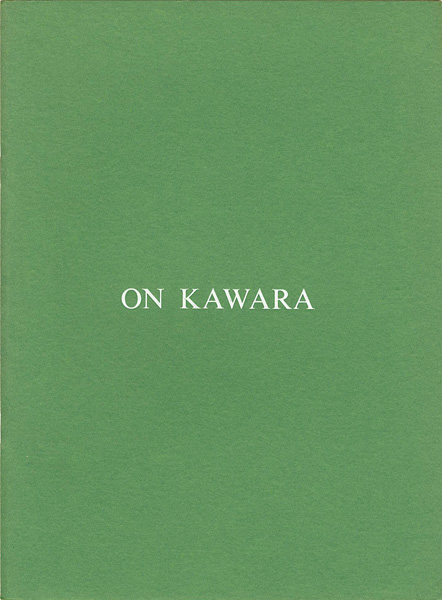 “Biography of On Kawara（April 1,1986） 19,456 days” ／