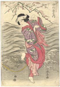 Shuntei/Kabuki Actor Print : Nakamura Utaemon[中村歌右衛門]