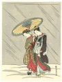 <strong>Harunobu</strong><br>Returning from the Bath in Sno......