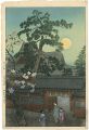 <strong>Kasamatsu Shiro</strong><br>Moonrise At Nezu Gongen Shrine