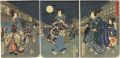 <strong>Kunisada II</strong><br>A Moonlit Evening in the Theat......