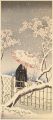 <strong>Takahashi Shotei</strong><br>Plum Blossom in Snow