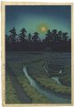 <strong>Kawase Hasui</strong><br>Moon at Ayashi, Miyagi Prefect......