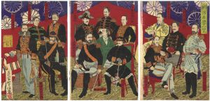 Toshinobu/A Glance at the Distinguished Figures of the Meiji Period[明治名誉一覧]