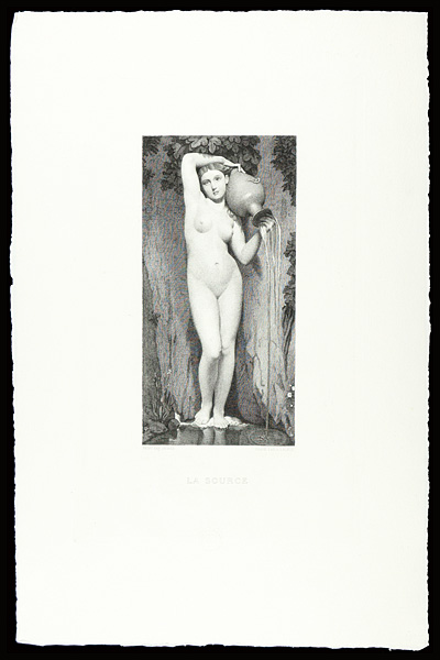 Jean-Auguste-Dominique Ingres “La source”／