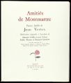 <strong>Jean Vertex：Amities de Montmar......</strong><br>ジャン・ヴァーテック：詩