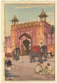 <strong>Yoshida Hiroshi</strong><br>The Ajimer Gate at Jaipur