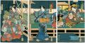 <strong>Kunisada I</strong><br>Kabuki Actors Print	