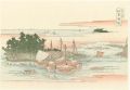 <strong>Toyohiro</strong><br>Eight Views of Edo / Sailboat ......