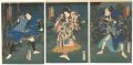 <strong>Kunisada II</strong><br>Kabuki Play / Shoubu-Dachi Tsu......