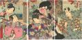 <strong>Kunichika</strong><br>Kabuki Actors Prints / Karukay......