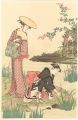 <strong>Kiyonaga</strong><br>By an Iris Pond【Reproduction】 ......