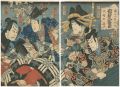 <strong>Kunisada I</strong><br>Kabuki Play / Ukeiri Tomiyose