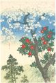 <strong>Kawatsura Yoshio (Negoro Raizan)</strong><br>Cherry blossoms and Camellia