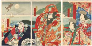 Kunisada III/Kabuki Play: Zen-Taiheiki Magai no Gyokuden[前太平記擬玉殿]
